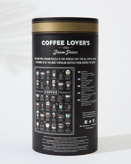 Coffee Lover's 500-Piece Jigsaw Puzzle