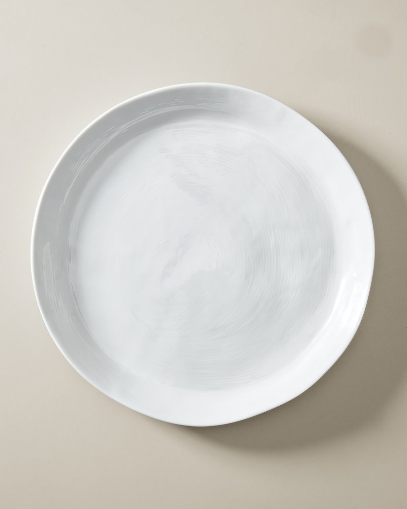 Large Round Melamine Serving Tray