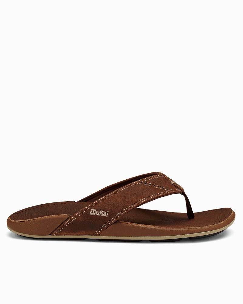 Tommy bahama leather flip clearance flops