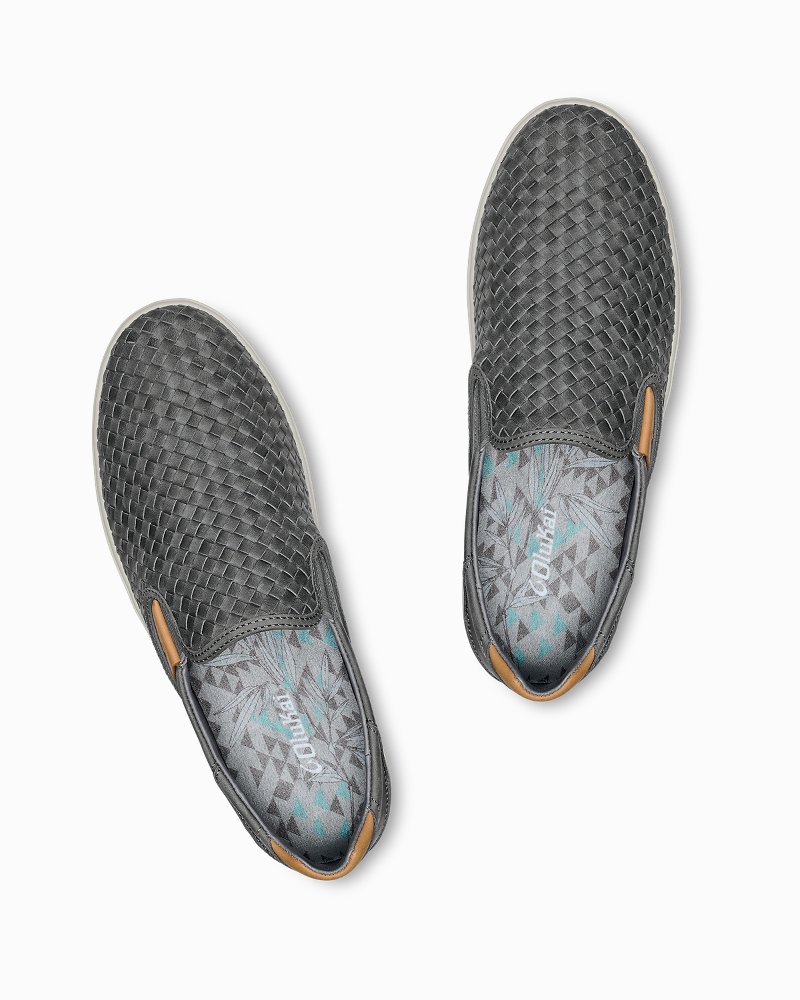 Thumbnail for Men's OluKai® Lae'ahi Lauhala Slip-On Shoes