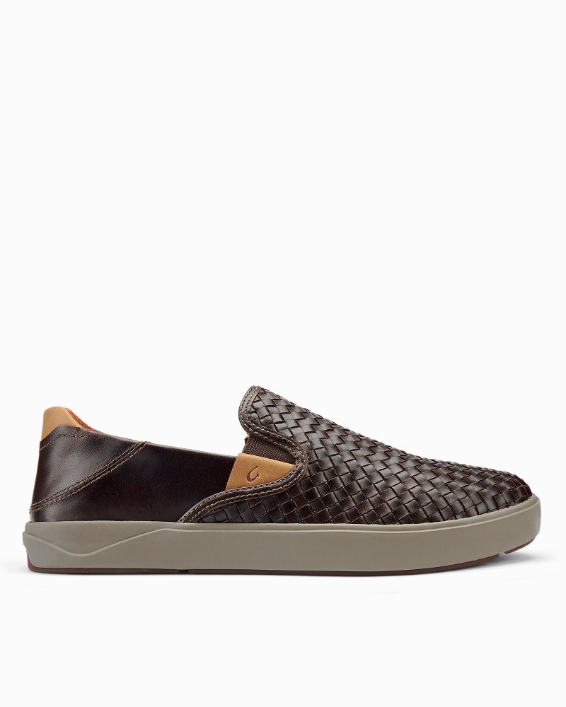Men's OluKai® Lae'ahi Lauhala Slip-On Shoes