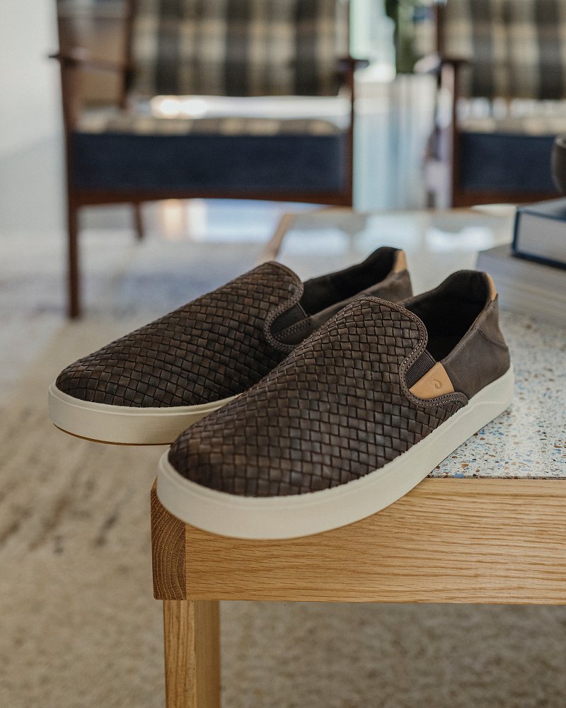 Men's OluKai Lae'ahi Lauhala Slip-On Shoes thumbnail 5