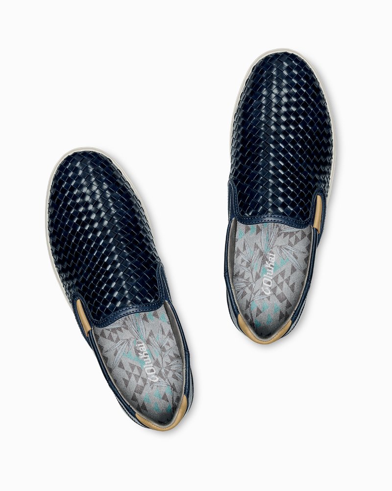 Thumbnail for Men's OluKai® Lae'ahi Lauhala Slip-On Shoes