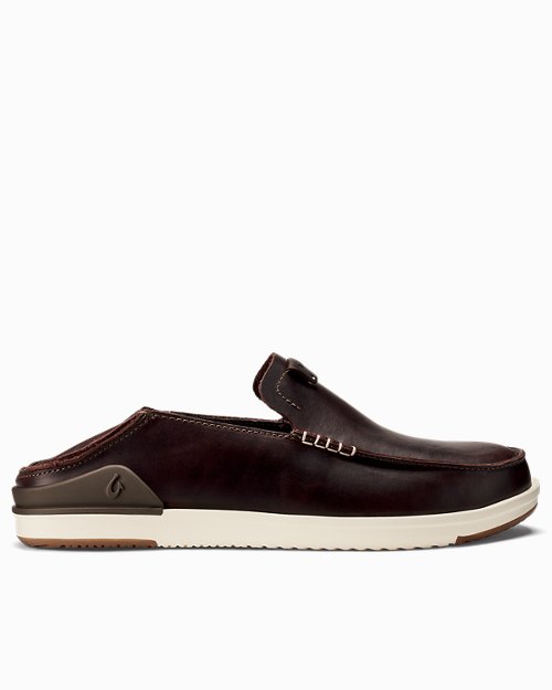 Men's OluKai® Kākaha Leather Slip-On Shoes