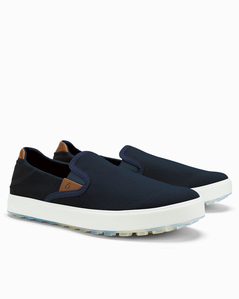 Thumbnail for Men's OluKai® Wai'alae Slip-On Golf Shoes