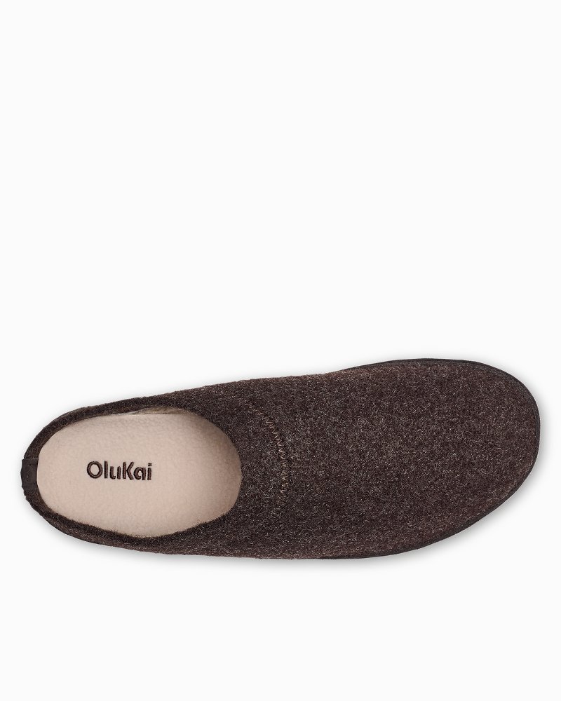 Men's OluKai Hāmani Hulu Felt Mules