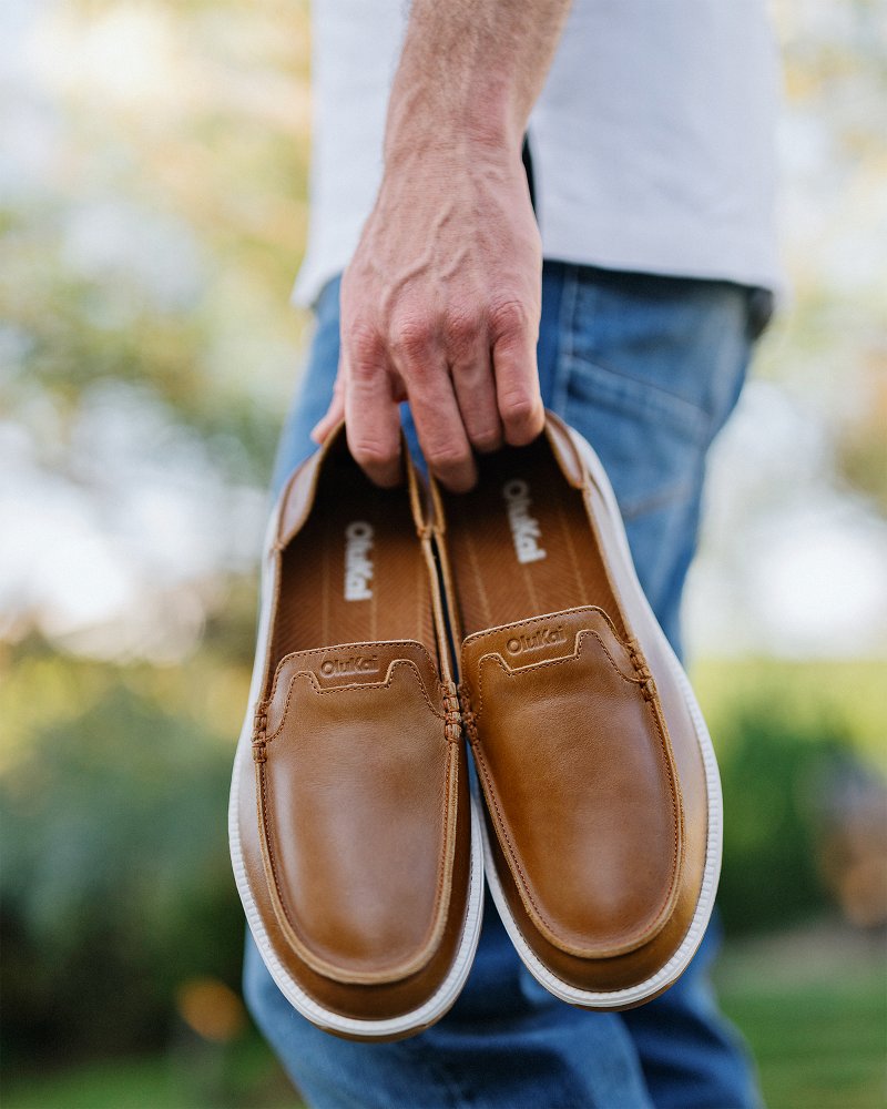 Thumbnail for Men's OluKai Kākaha Nia Slip-On Loafers
