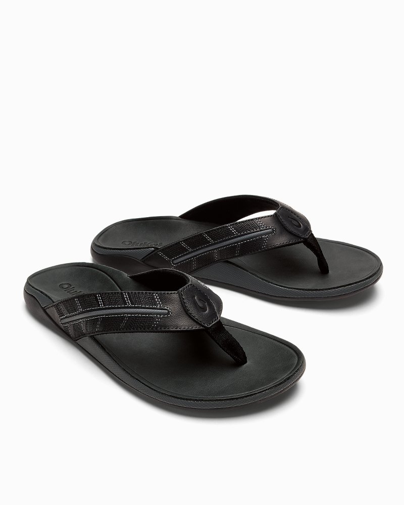 Men's OluKai Tuahine Palm Sandals thumbnail 3
