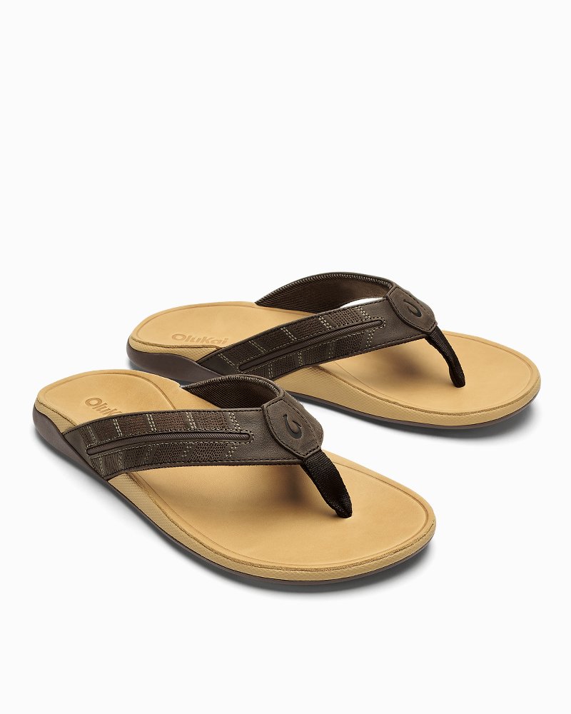 Men's OluKai Tuahine Palm Sandals thumbnail 3
