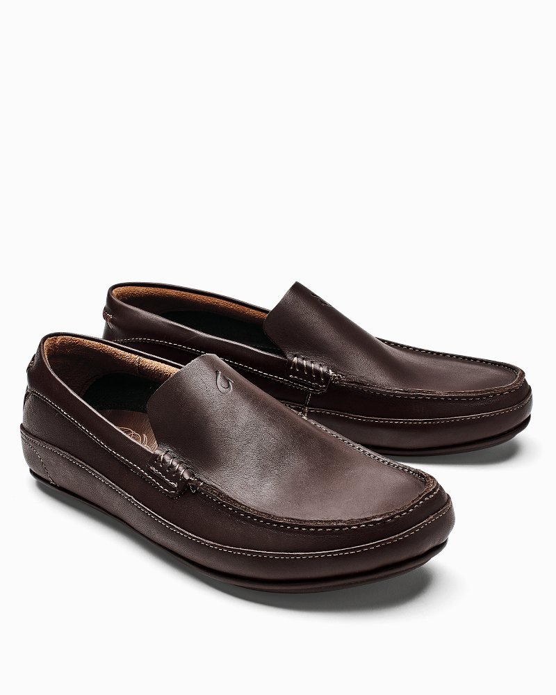 Men's Exclusive OluKai Niolo Driver Slip-On Shoes