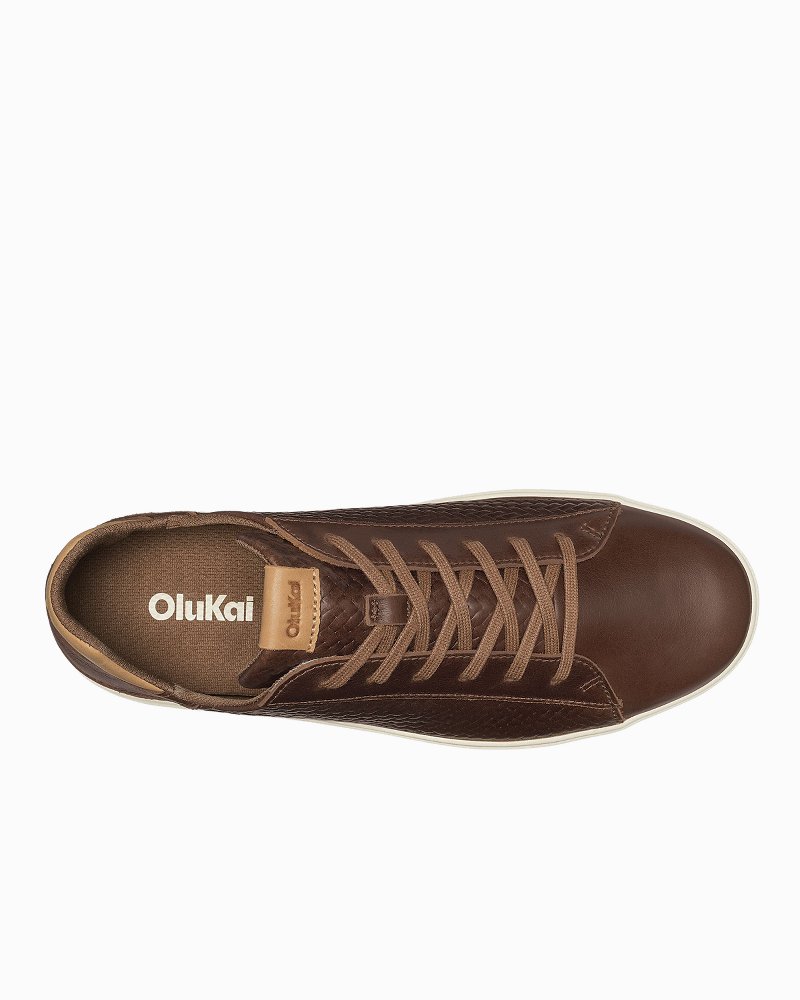 Men's OluKai Lae'ahi Lī Lauhala Lace-Up Shoes