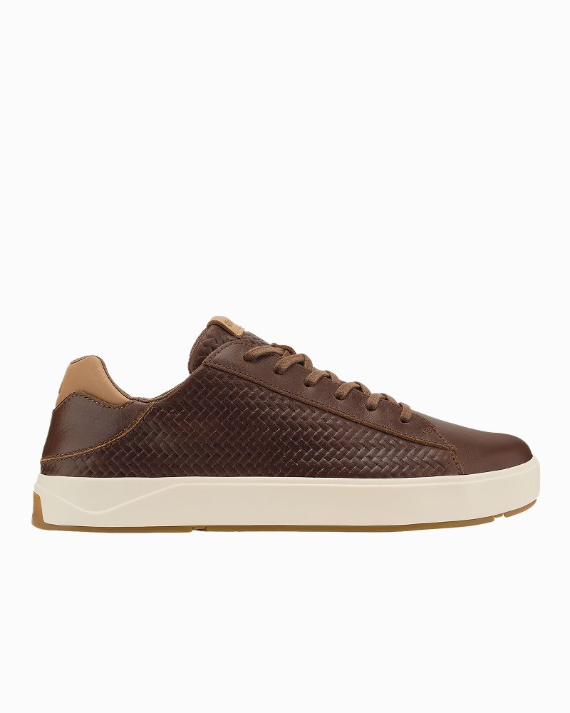 Men's OluKai Lae‘ahi Lī Lauhala Lace-Up Shoes
