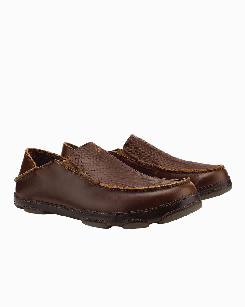 Men's OluKai Moloā Lauhala Slip-On Shoes