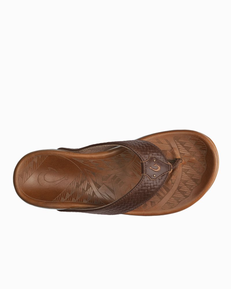 Men's OluKai Mea Ola Lauhala Sandals
