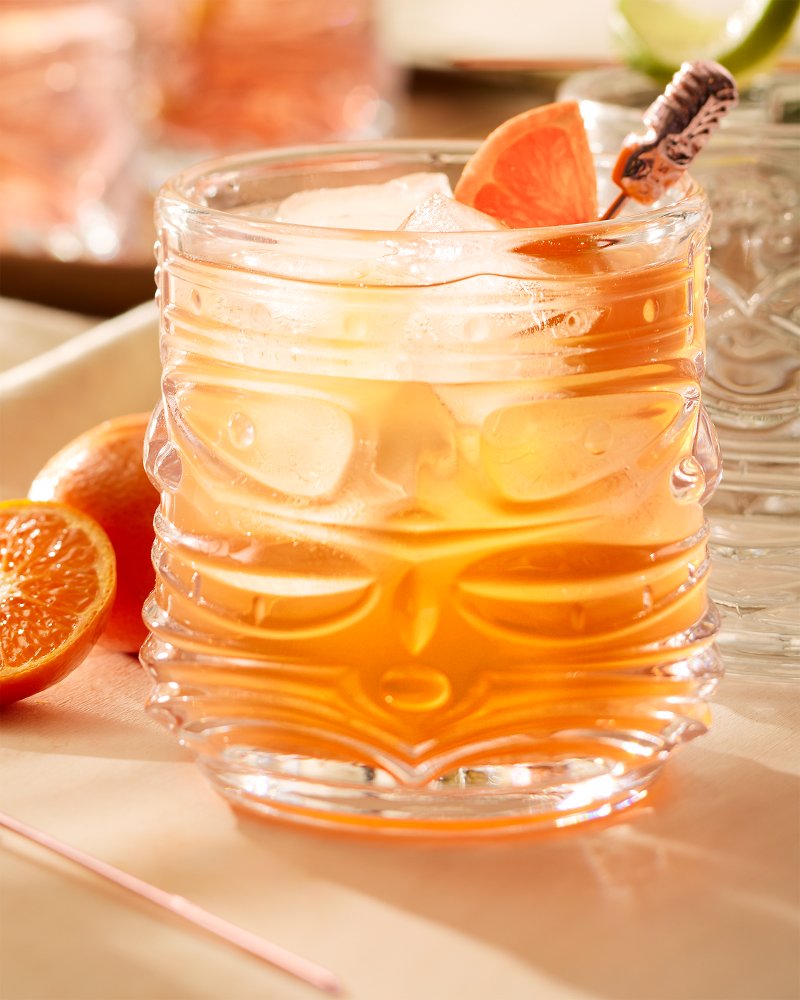 Thumbnail for Viski® Crystal Tiki Tumblers - Set of 2