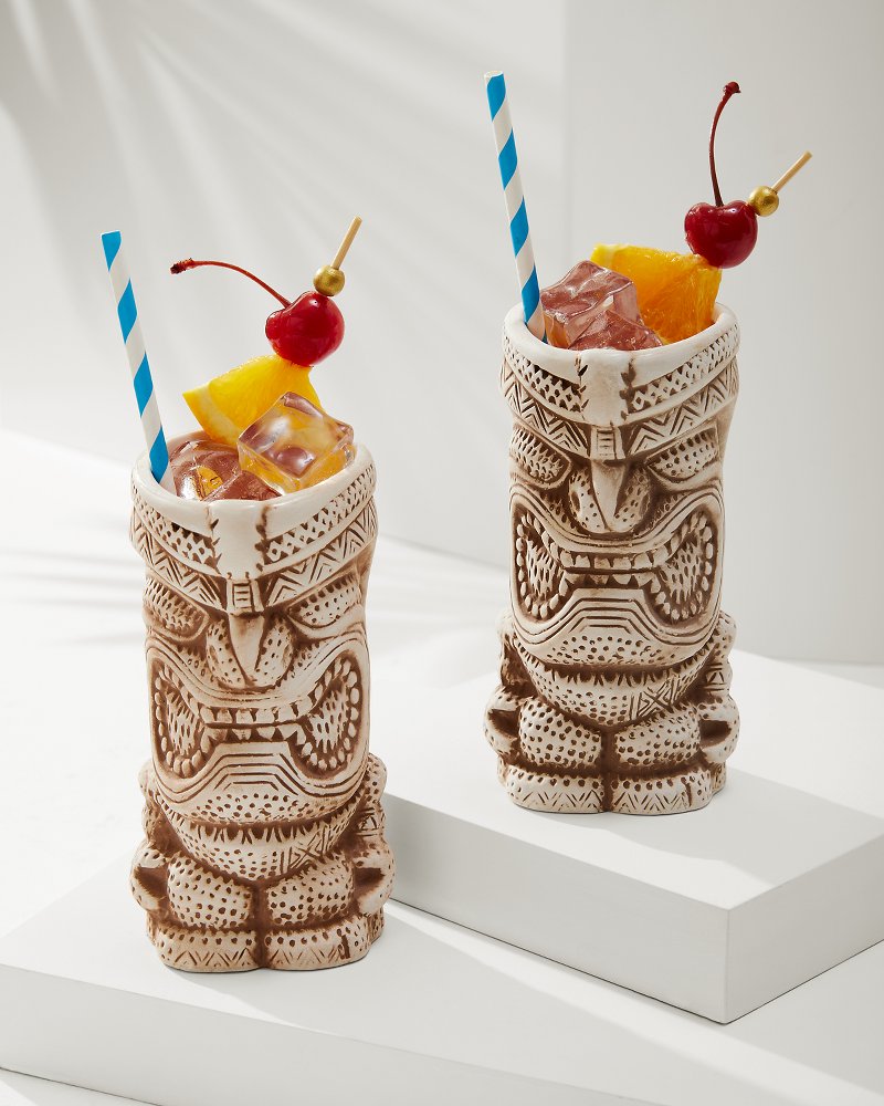 High Tide Tiki Mugs — Set of 2