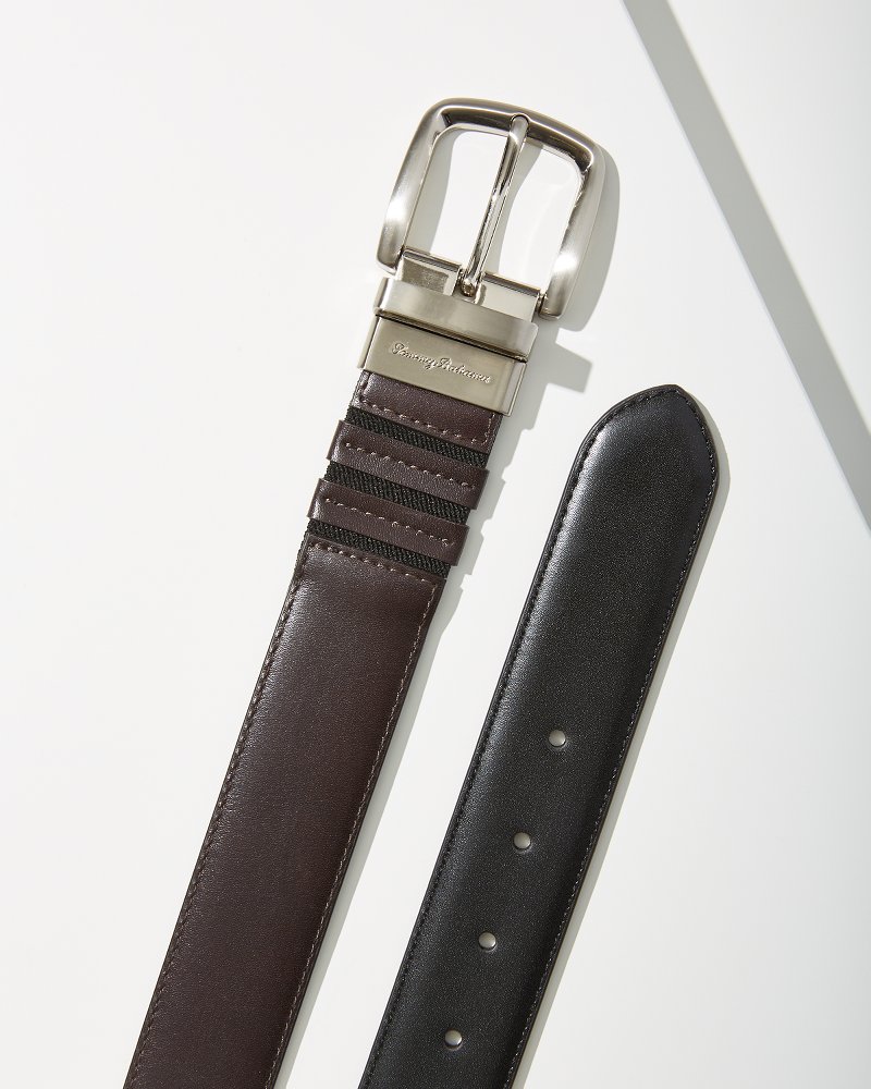 Zara - Reversible Leather Belt - Black - Men