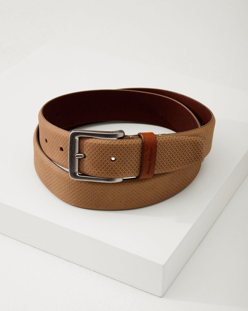 Embossed Nubuck Belt