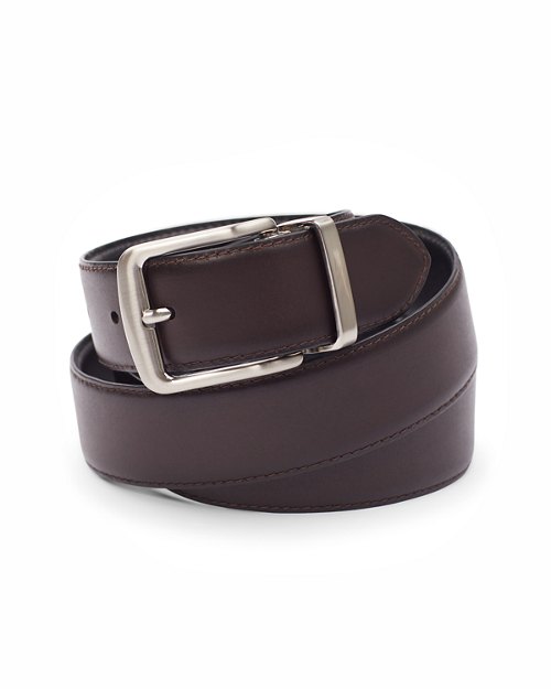 Smooth Leather Reversible Belt