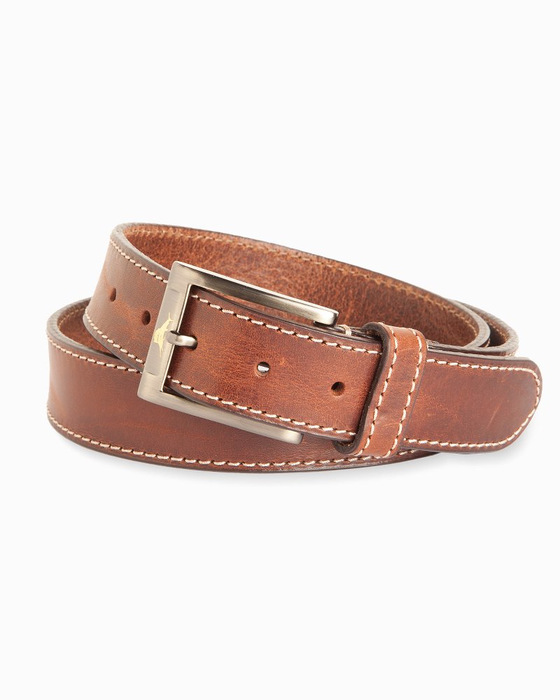 Heavy Stitch Leather Belt