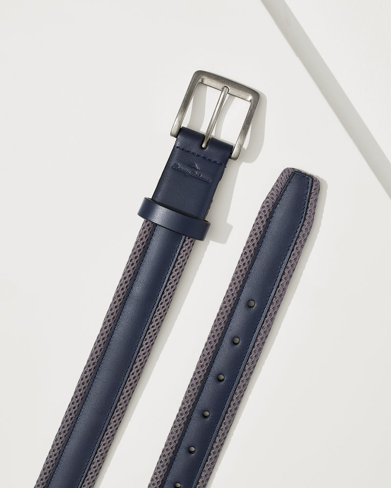 Two-Tone Stretch Webbed Belt