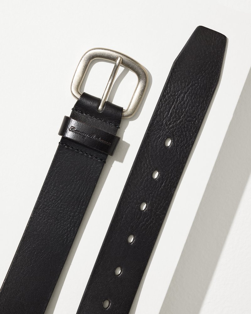 Raw Edge Leather Belt