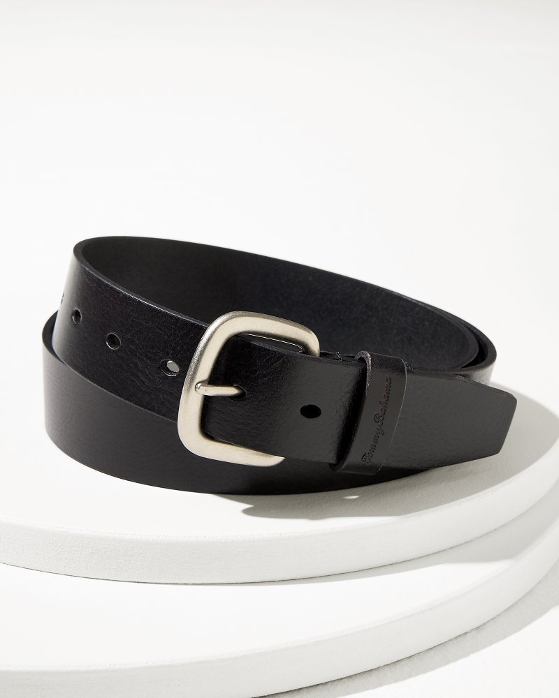 Raw Edge Leather Belt