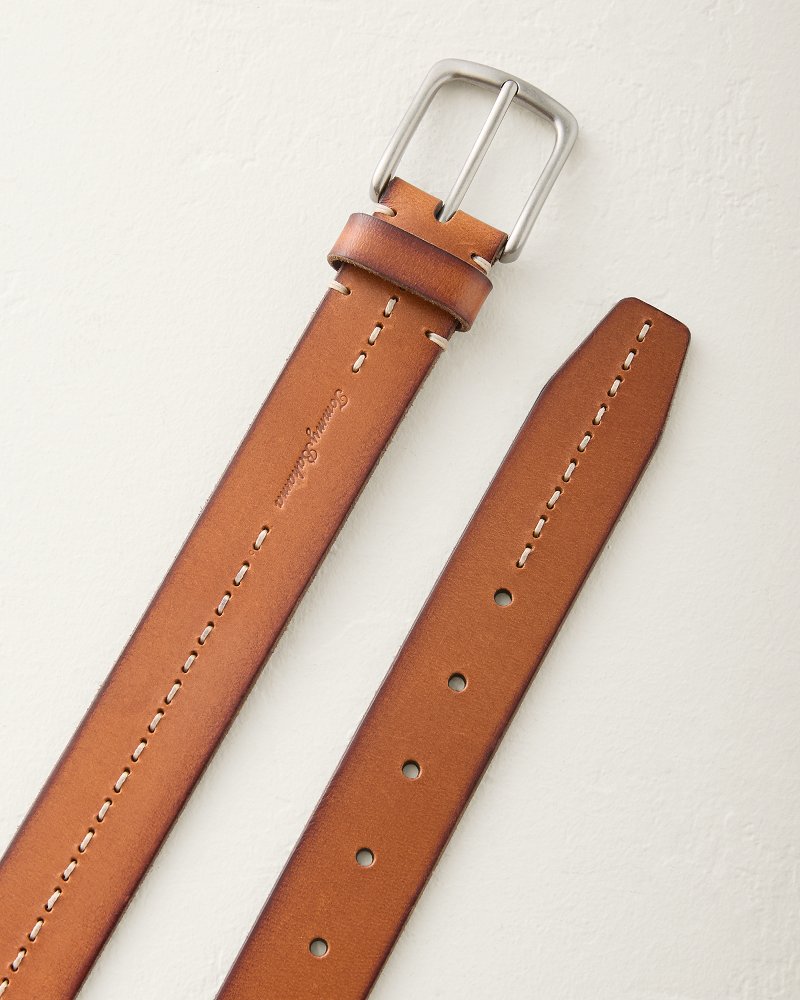 Heavy Single Stitch Leather Belt
