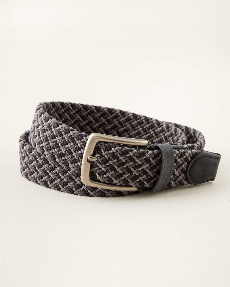 Stretch Webbed Belt With Tabs