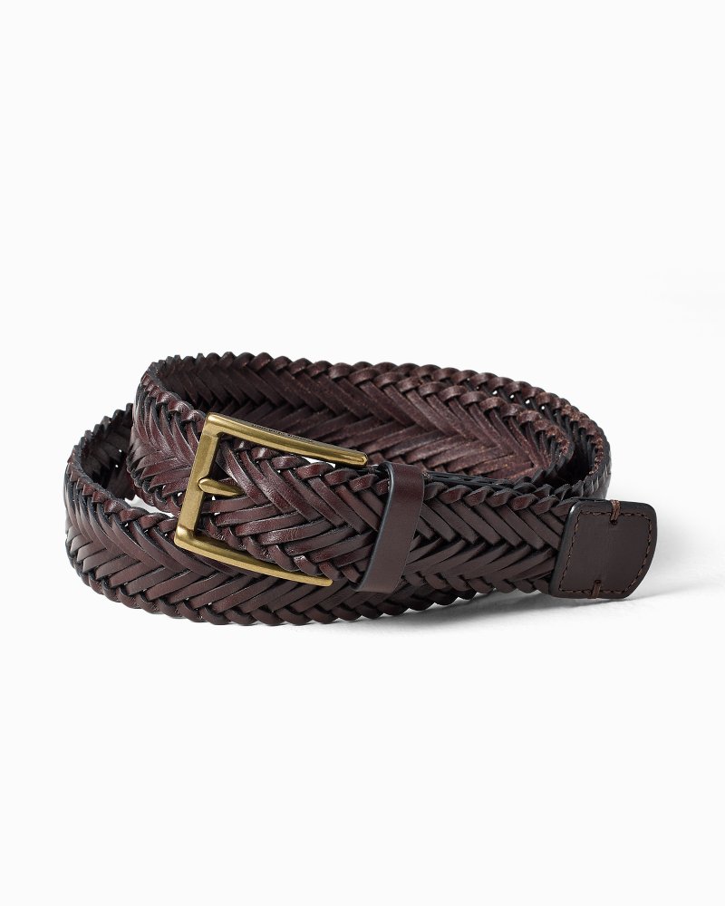 Braided Leather Belt