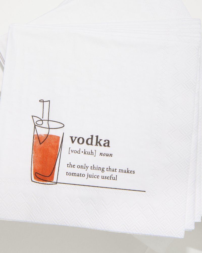 Vodka Cocktail Napkins