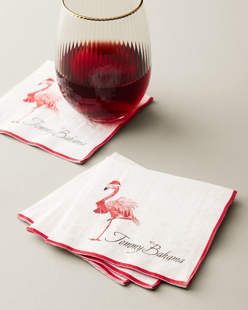 Festive Flamingo Paper Napkins