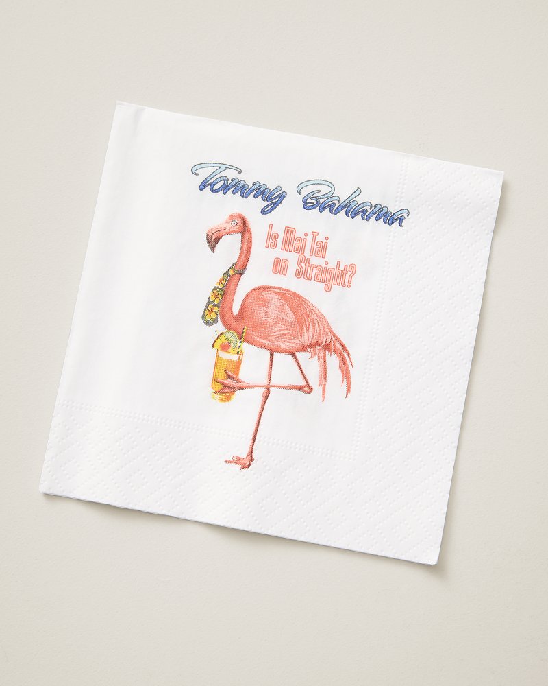 Is Mai Tai On Straight Paper Napkins