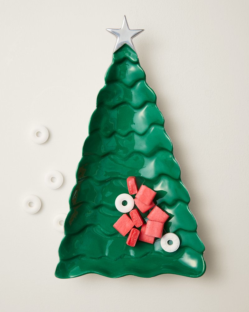 Green Tree Candy Platter