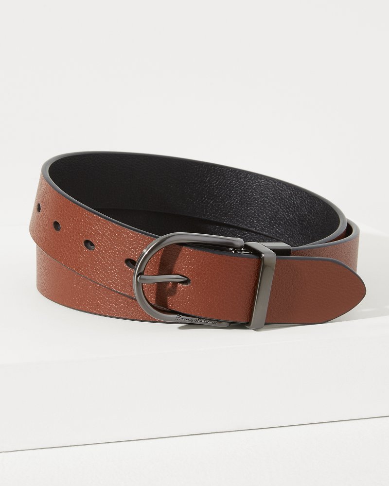 Big & Tall Reversible Pebbled Leather Belt