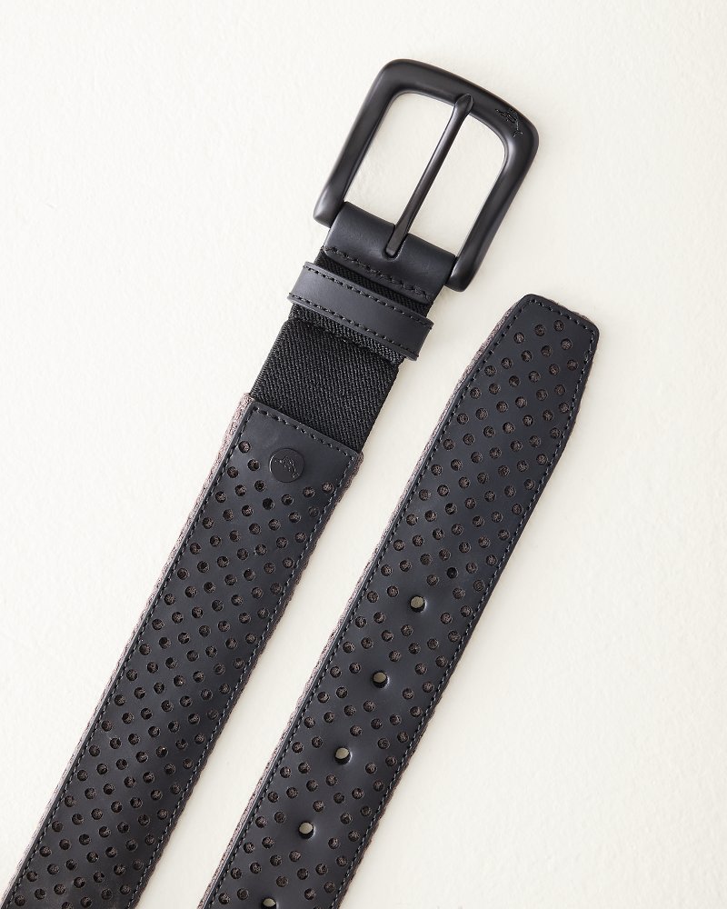 Big & Tall Cushion-Back Perforated Belt