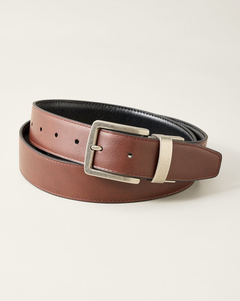 Big & Tall Reversible Wide Feather-Edge Belt