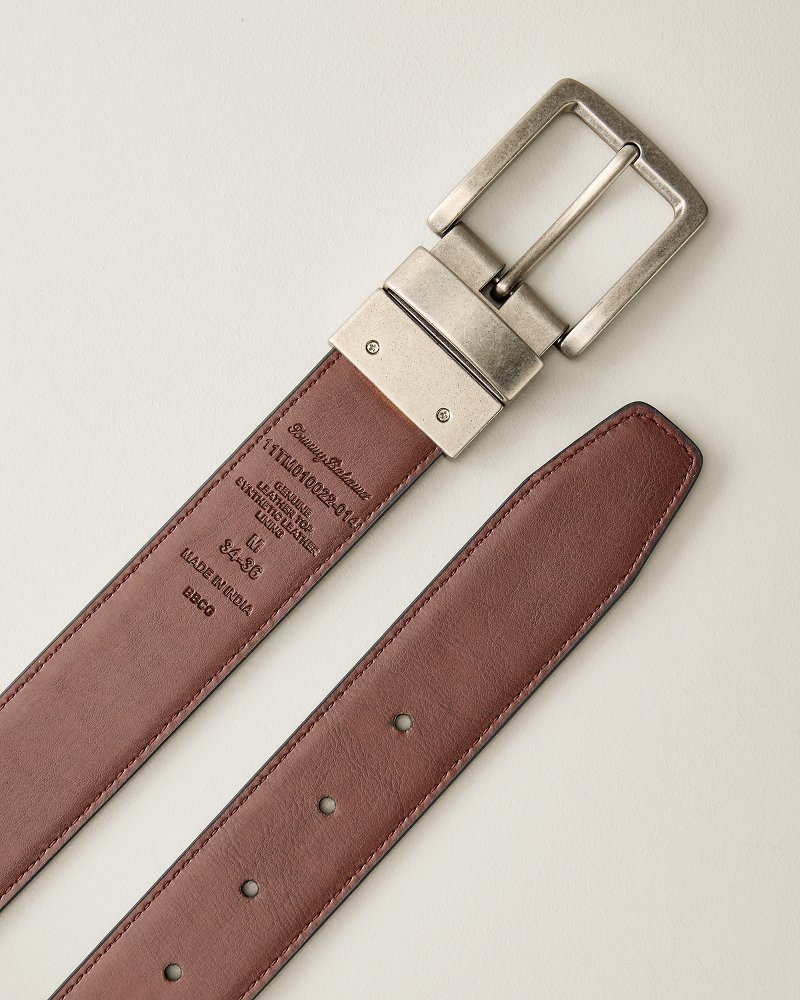 Big & Tall Reversible Wide Feather-Edge Belt thumbnail 4