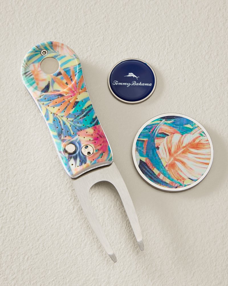 Tommy Bahama Divot Tool and Coin Set