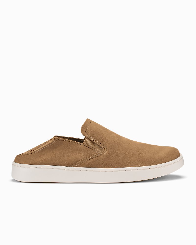Women's OluKai Pehuea Leather Slip-On Shoes