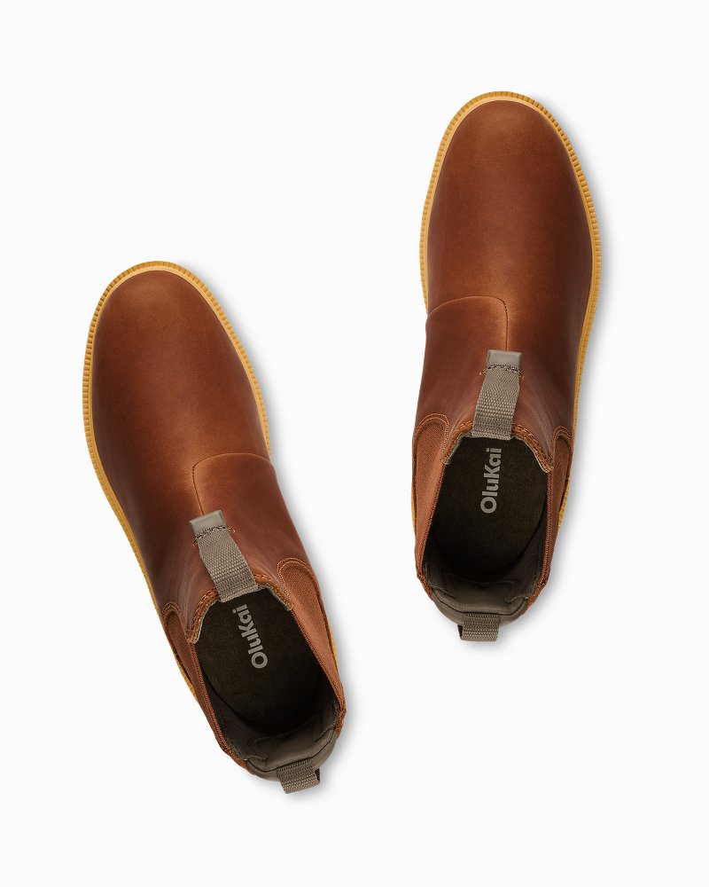 Women's OluKai Hehi Waterproof Leather Boots