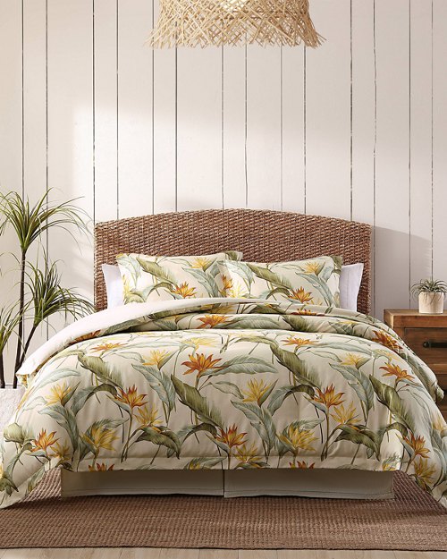 Birds of Paradise 4-Piece California King Comforter Set