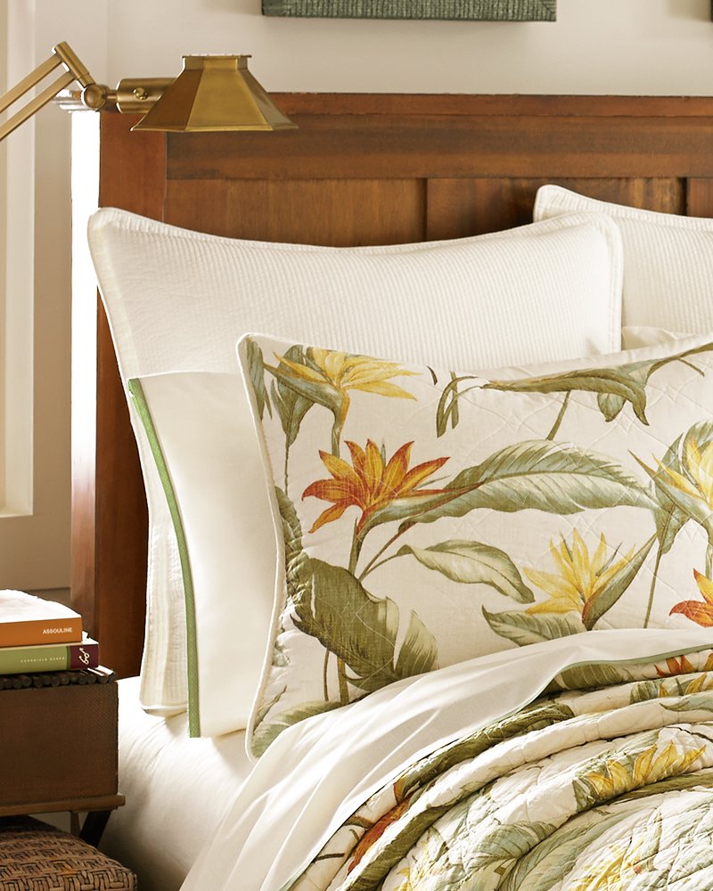 Tommy bahama birds of paradise pillow shams top