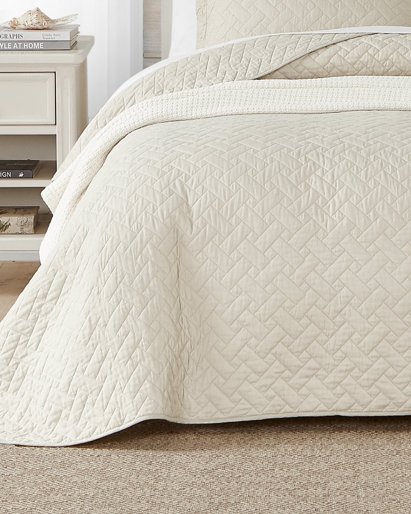 Raffia Solid 2-Piece Twin Quilt Set