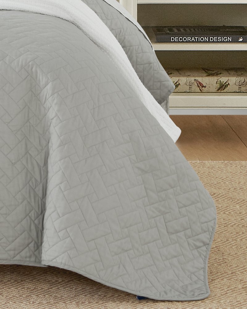 Raffia Solid 2-Piece Twin Quilt Set