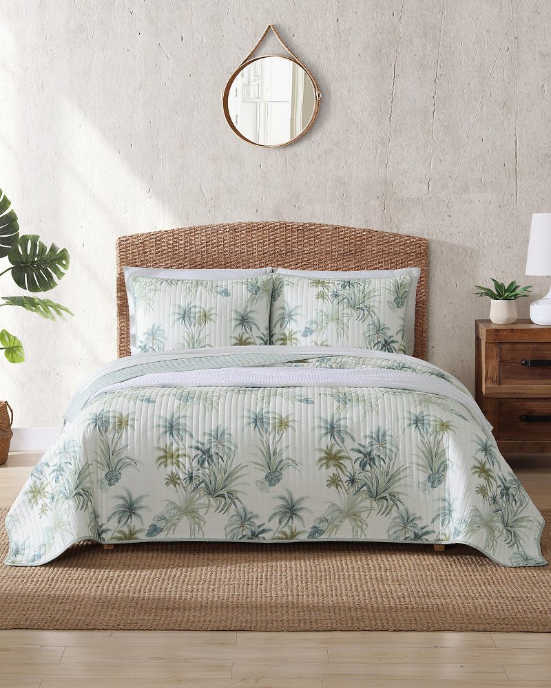 Thumbnail for Serenity Palms Twin Quilt
