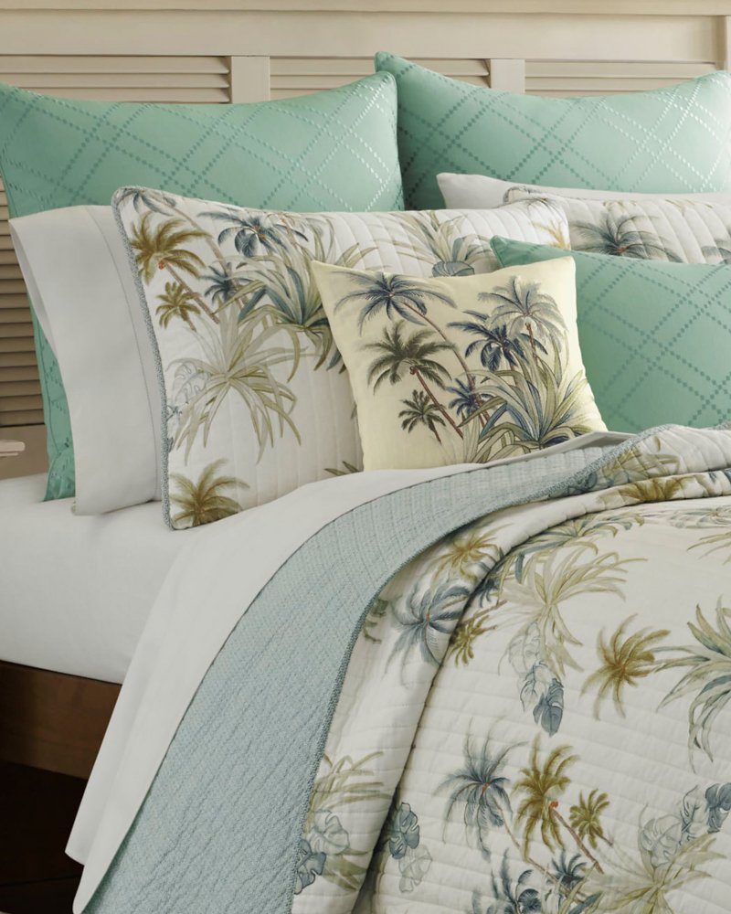 Tommy Bahama Palm popular FULL/QUEEN Quilt !