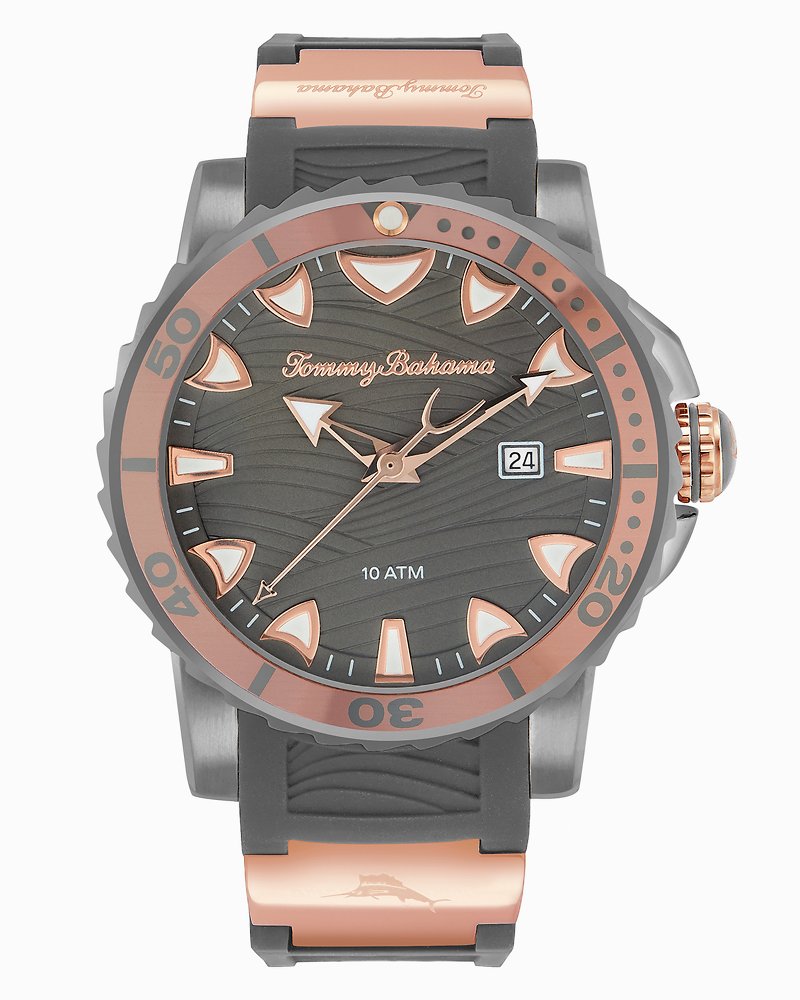 Tommy bahama silicone store diver watch