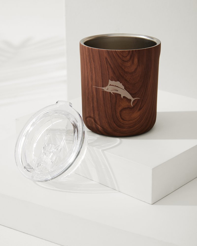 Marlin 12-oz. Corkcicle Walnut Wood Buzz Cup