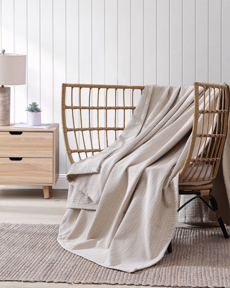 Thumbnail for Bamboo Woven Twin Blanket